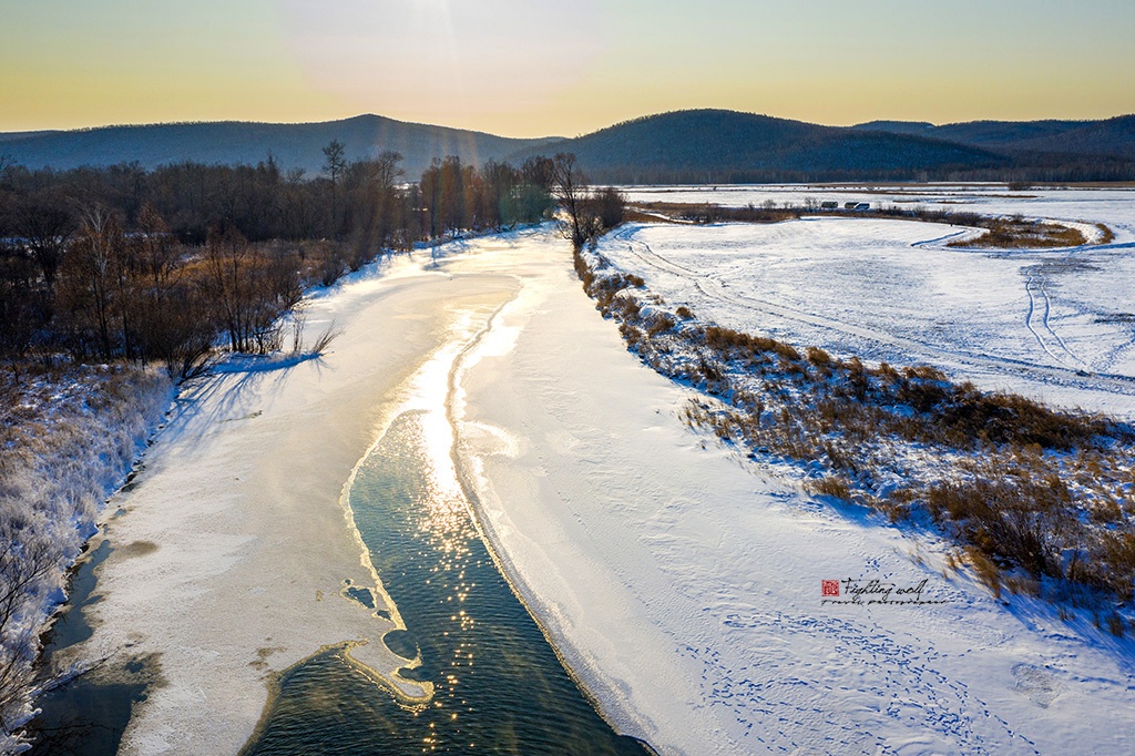 加格达奇|十里不冻河的雪趣冰情