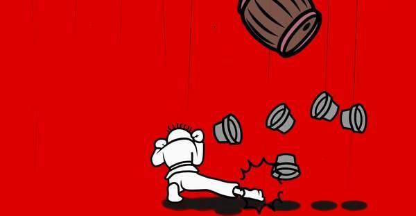 大触做p5风格节奏天国短片画风魔性处决神还原