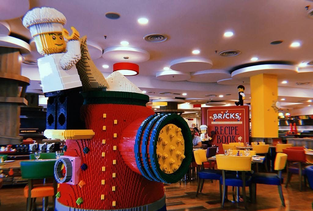 乐高美食之家,在乐高餐厅吃饭,服务员也一定是乐高玩具吧.