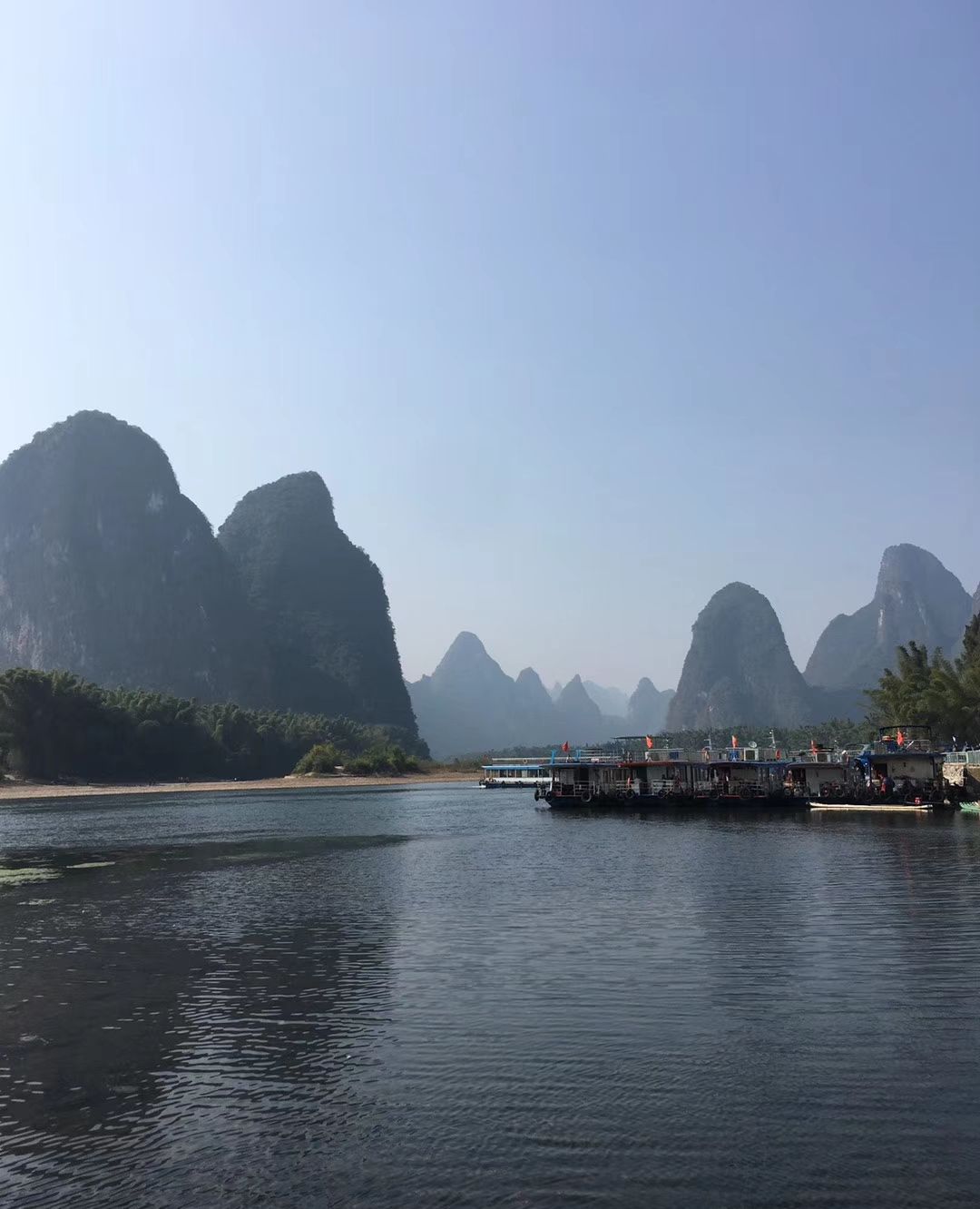 广西桂林竹江码头_高清图集_新浪网