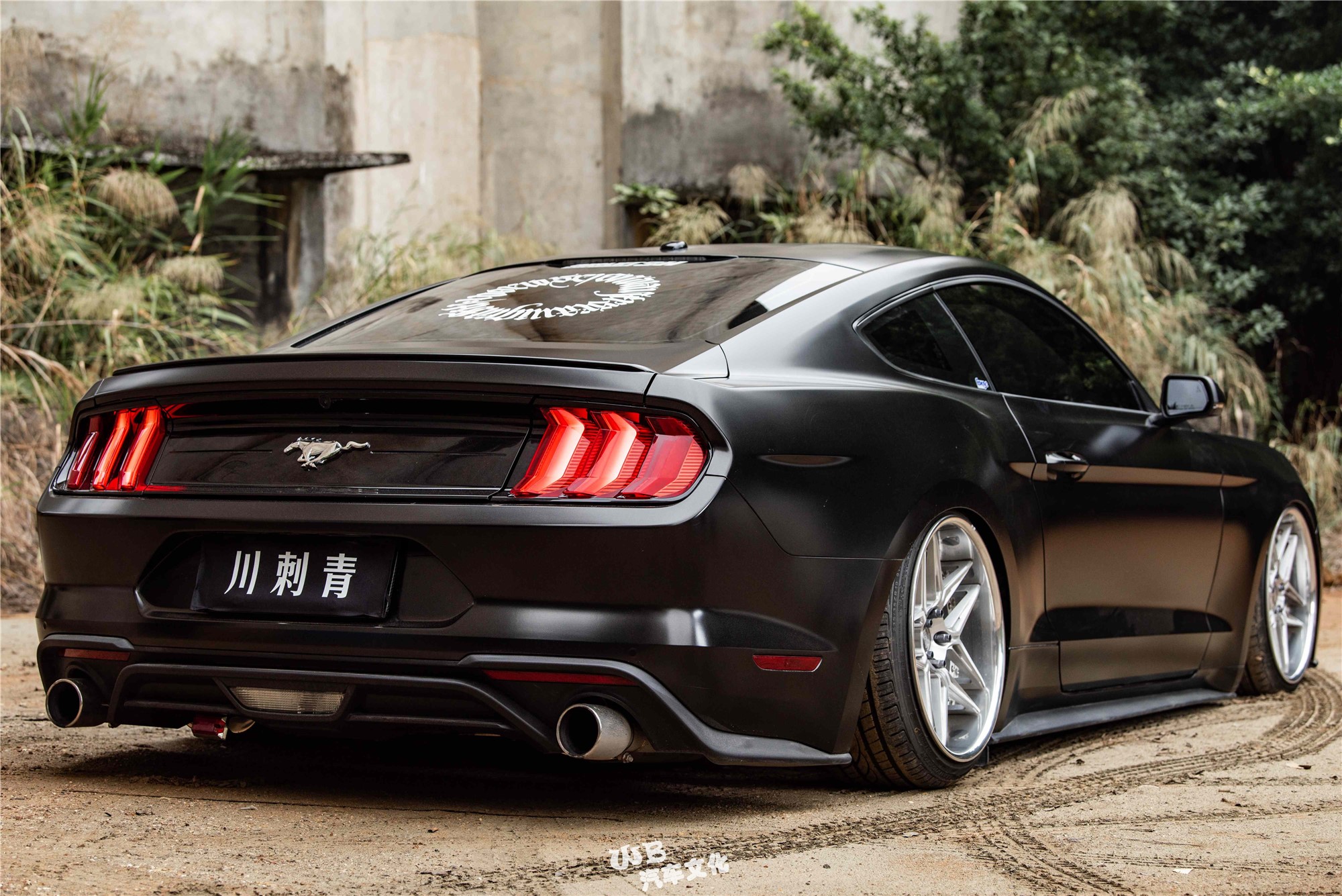 当纹身与改装融合时.东莞车友的18款改装野马