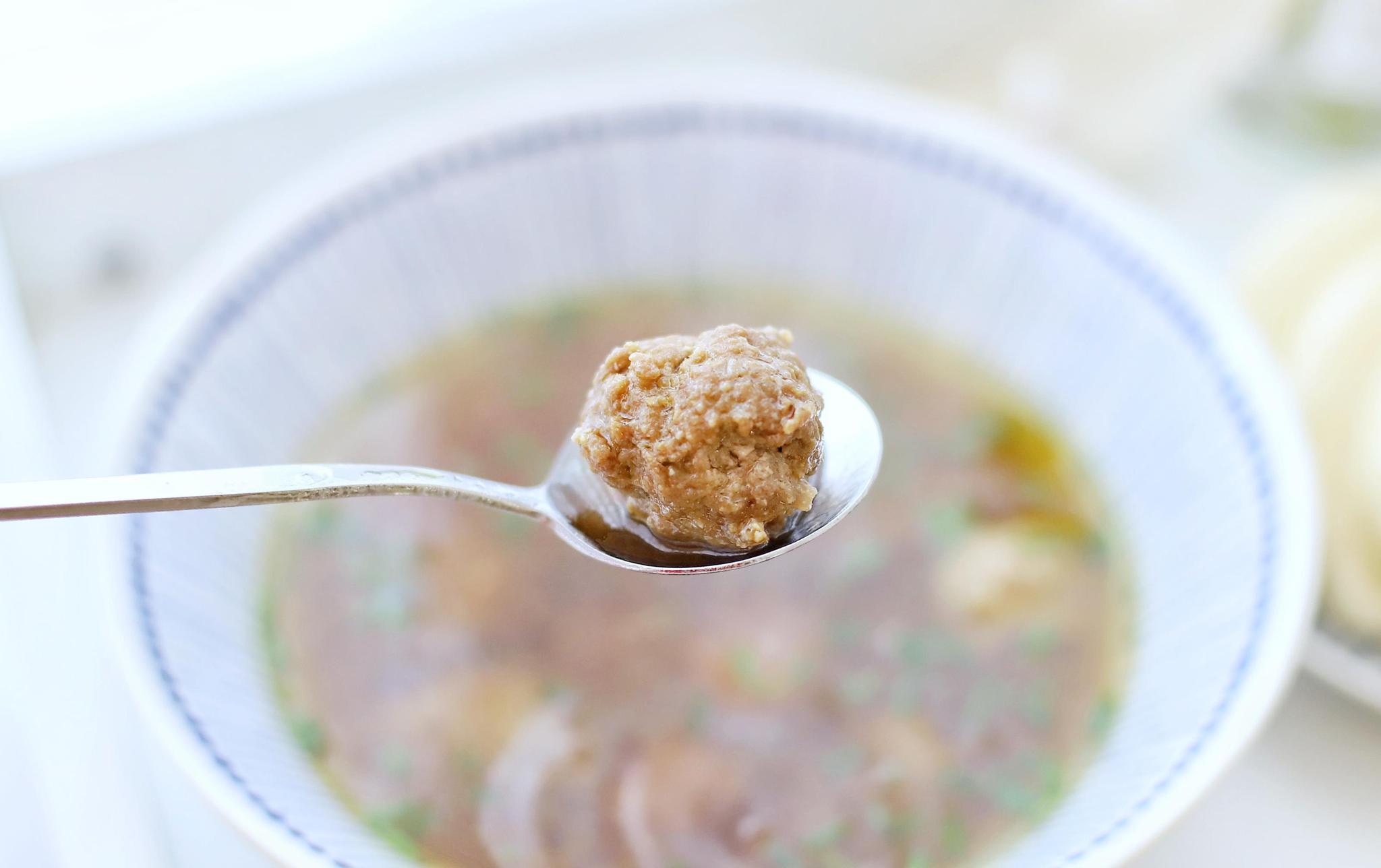 奢华自制の牛肉丸子汤丨山西太原早餐中国主题④