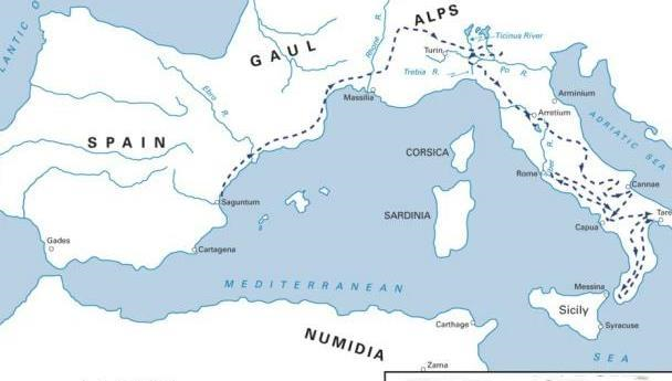 古罗马帝国击败哪个国家才走上称霸地中海的道