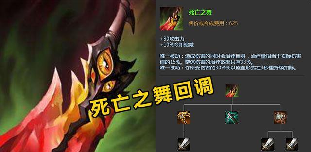 新版死亡之舞增加30点双抗设计师认为太过强势对其进行回调