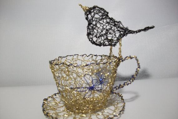 手工电线绕线工艺品,你随手扔掉的旧电线,原来还可以这么美!