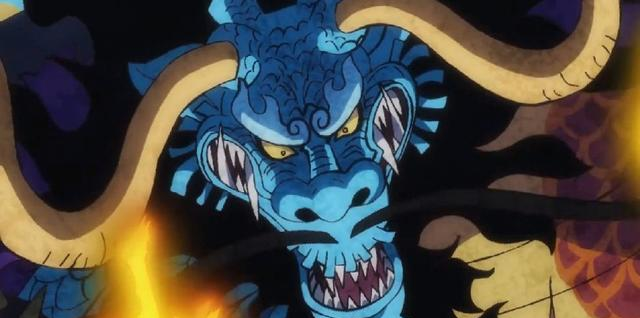 海贼王:凯多龙形态居然是蓝色,他会是人造果实还是真的神龙果实