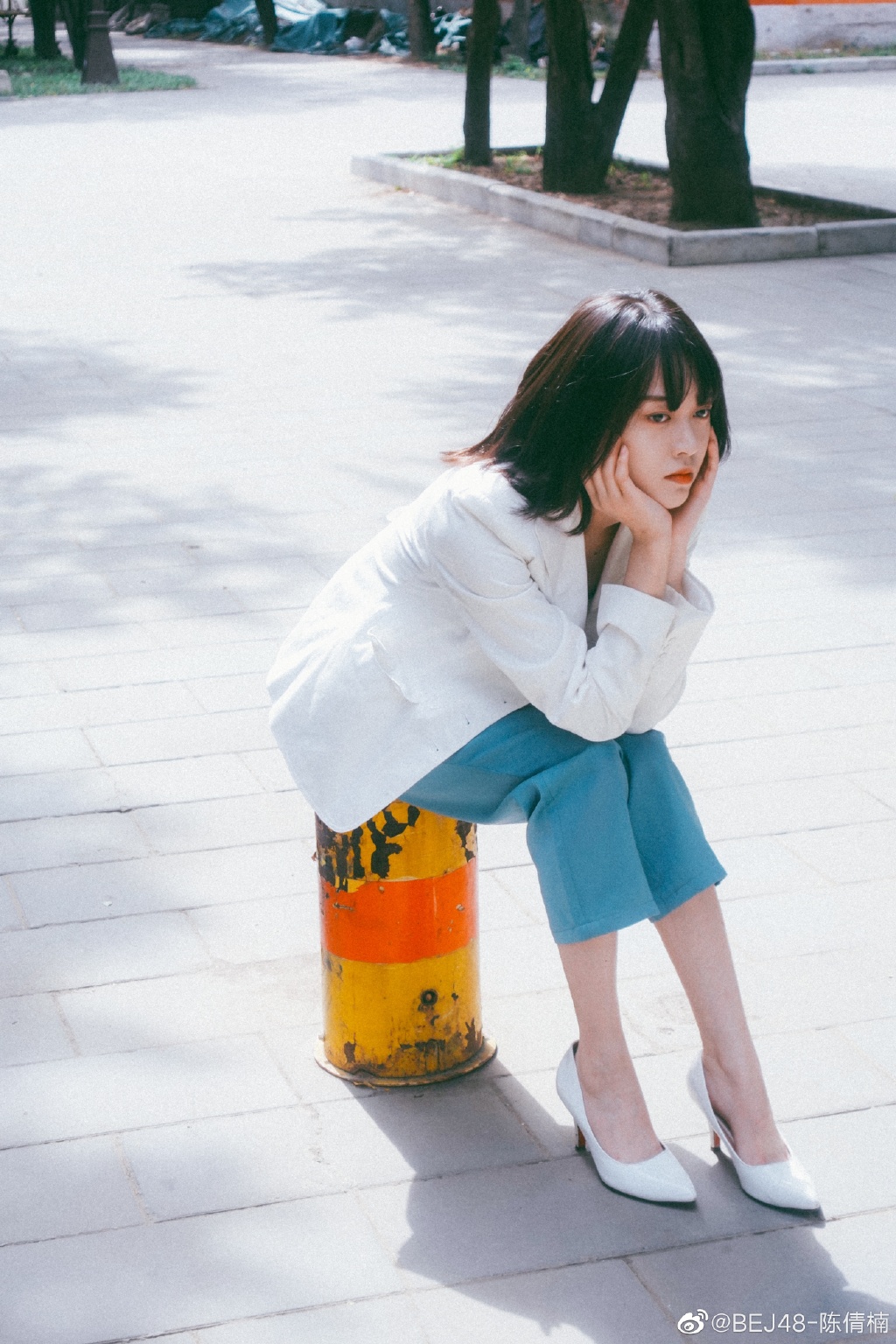 可爱美少女bej48-陈倩楠迷人写真美照欣赏