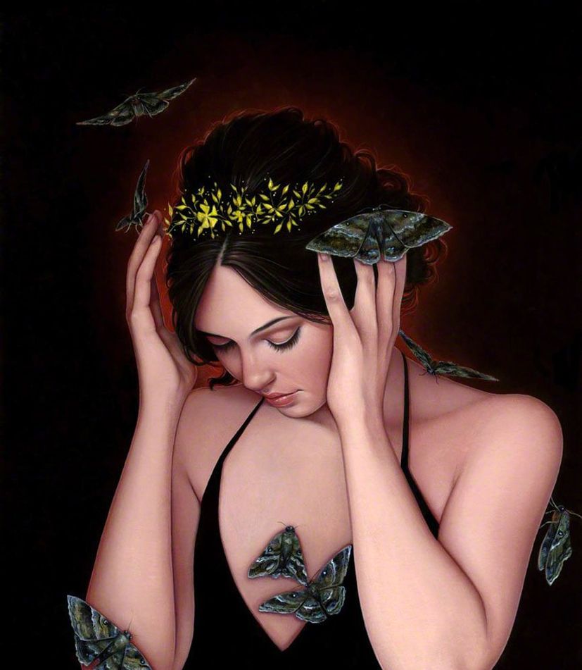 当美女画美女的时候作品来自美女画家amykatherineminchew