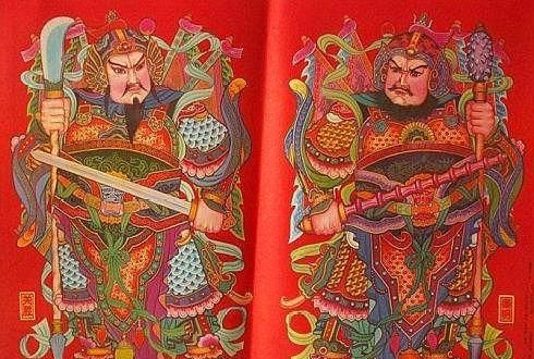 武将门神出现,是门神画不拜鬼神向崇拜英雄的实质性转变|门神|武将|门神画_新浪新闻