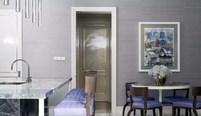 用大理石装饰的厨卫空间，简直就是家居装修中的艺术品