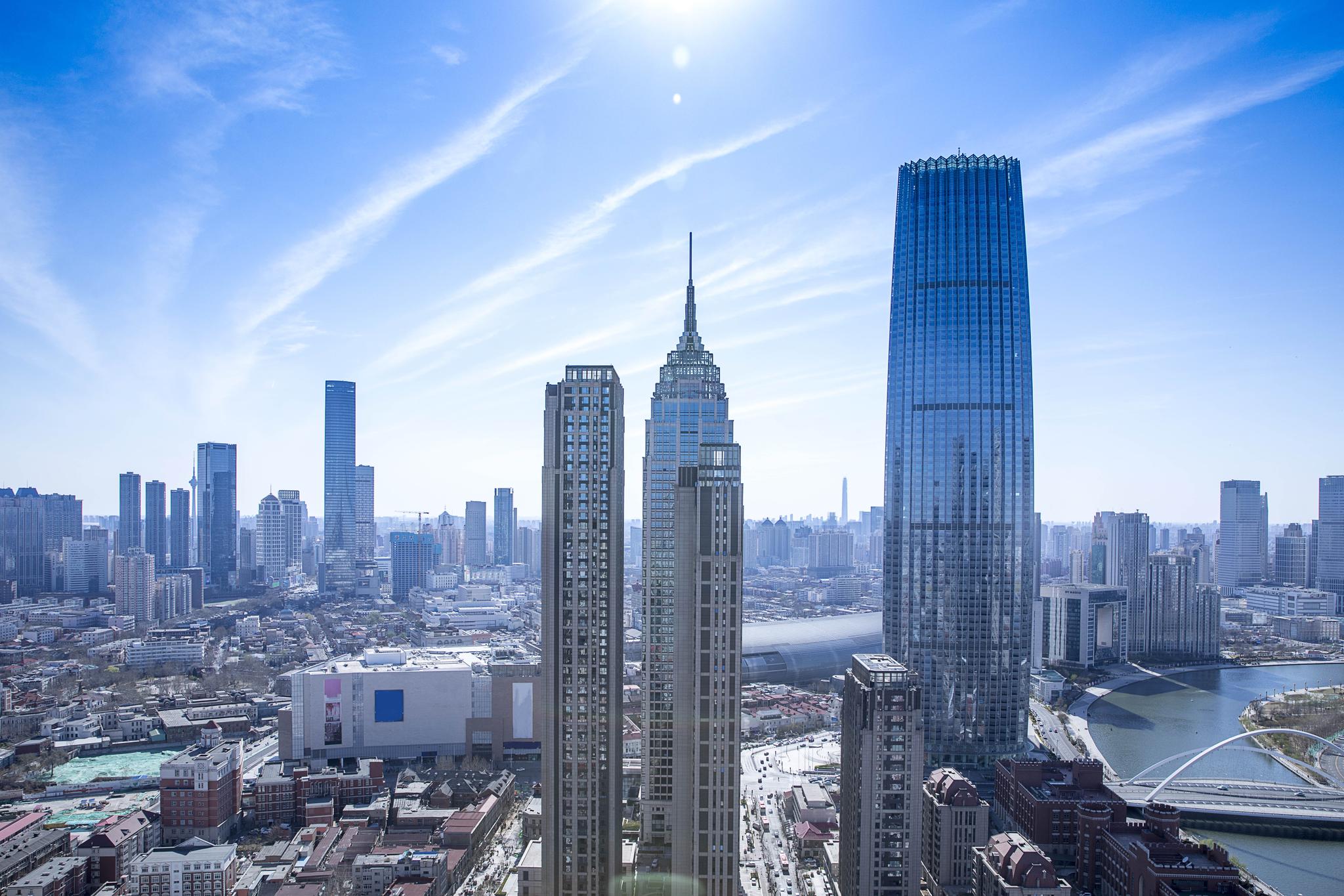 天津海河地区高楼大厦