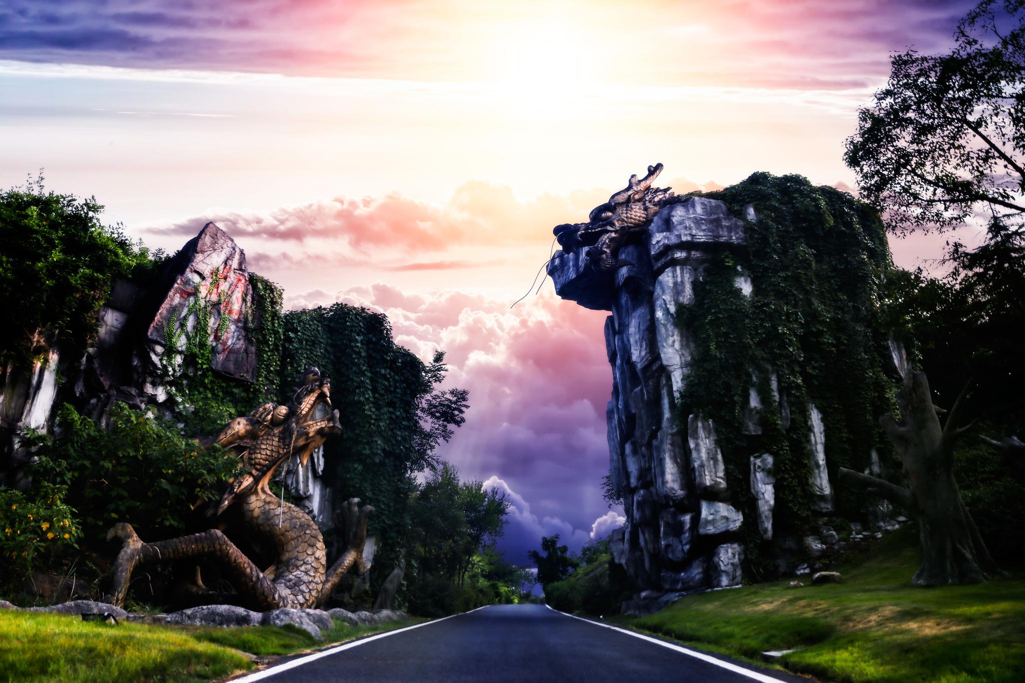 一个盘踞在城区里的森林公园,宜兴4a免费景区龙背山