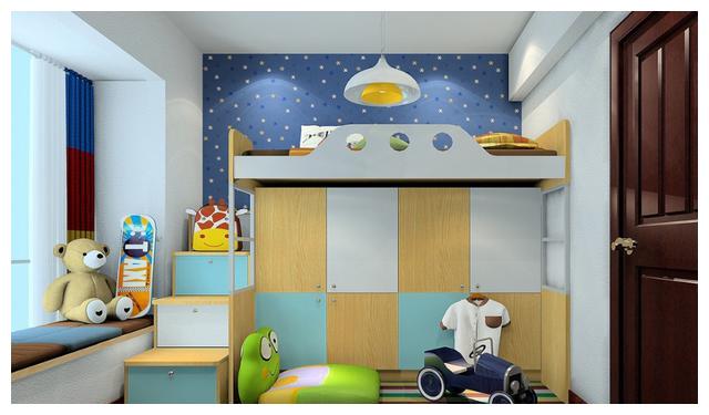 儿童房别花钱买床和柜子啦!这样设计,轻松多出衣柜和学习空间