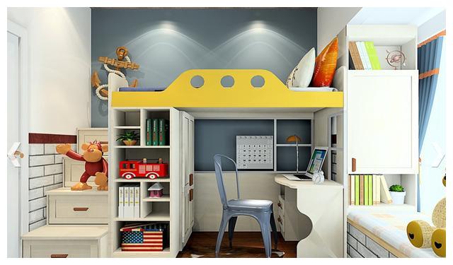 儿童房别花钱买床和柜子啦!这样设计,轻松多出衣柜和学习空间