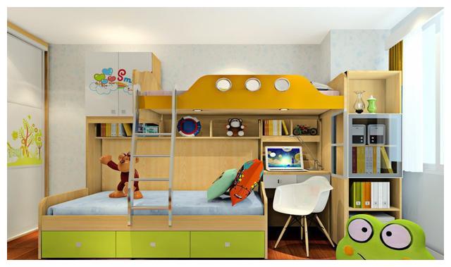 儿童房别花钱买床和柜子啦！这样设计，轻松多出衣柜和学习空间