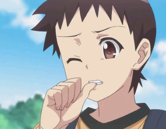 在动漫当中我们知道里面的一些角色都有着固定的爱好,就比如说咬手指