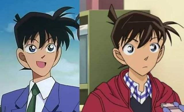 柯南跨越二十多年的新旧画风对比,新一摆脱婴儿肥,平次成功美白