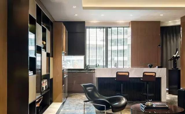 用大理石装饰的厨卫空间，简直就是家居装修中的艺术品