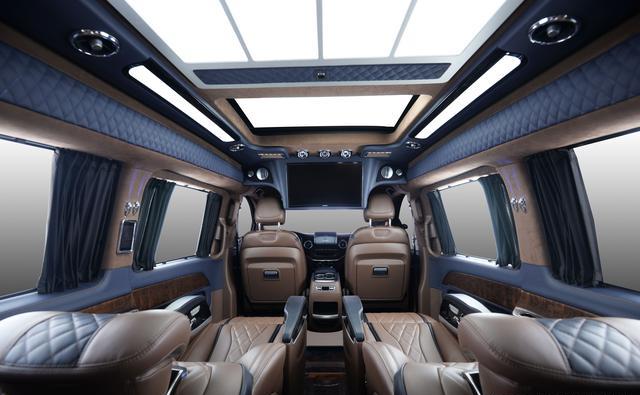 最新款奔驰v260l内饰谍照 性价比超高的豪华mpv