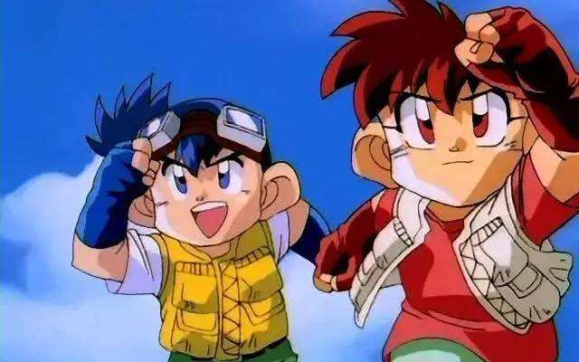 《四驱兄弟》星马豪和星马烈佐助和小樱可以说是动漫界红蓝cp的代表