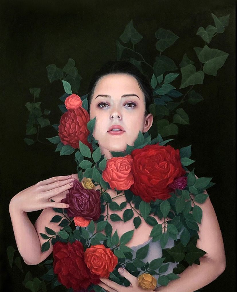 当美女画美女的时候作品来自美女画家amykatherineminchew