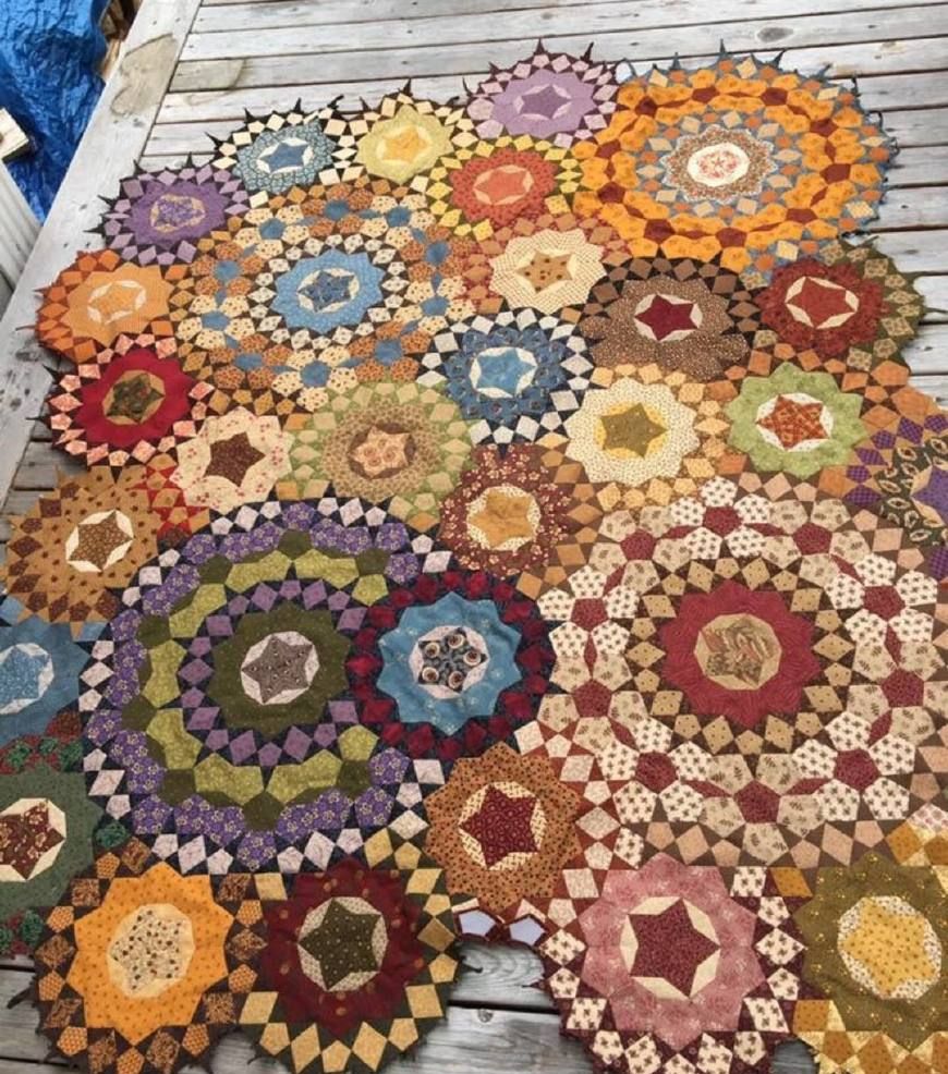 2019年国内拼布圈大热的lapassacaglia拼布作品来自外网