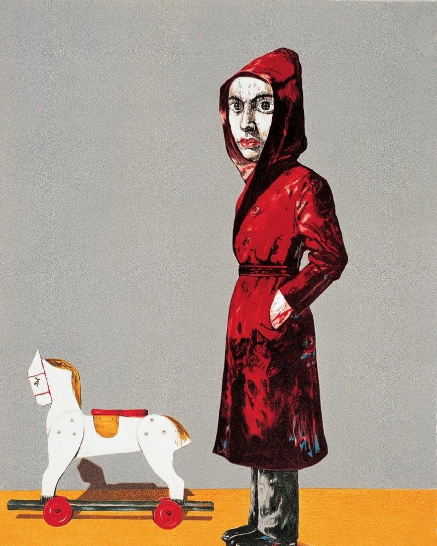 继续探索,不断创新,摘下面具后激情迸发,曾梵志绘画作品欣赏