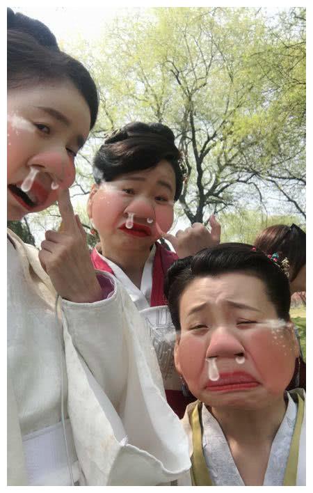 《知否》小秦氏,大娘子,林小娘戏外罕见同框,各种搞怪p照超嗨