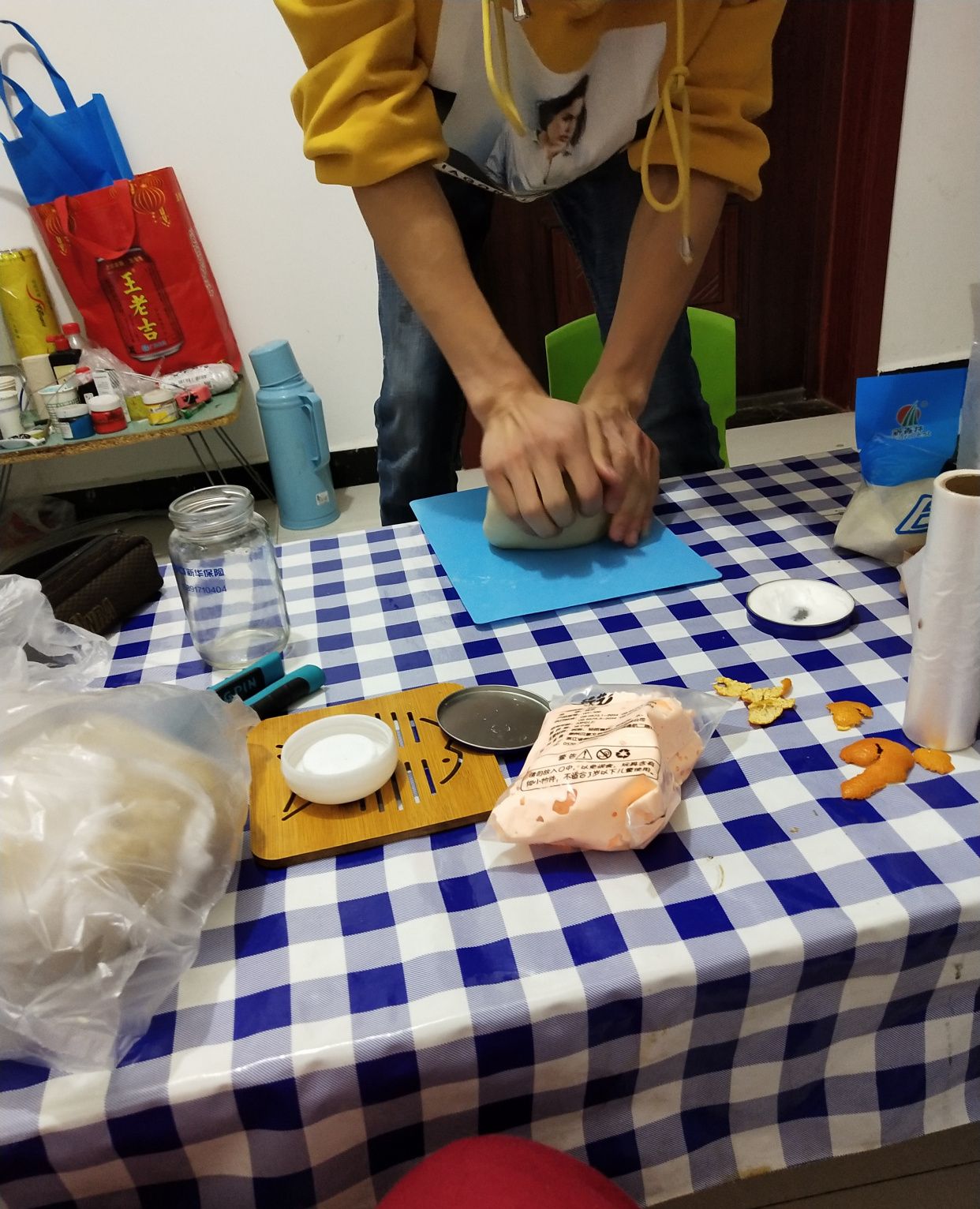 中种芋泥红豆软面包（多图详解手揉面团）的做法步骤图 - 君之博客|阳光烘站