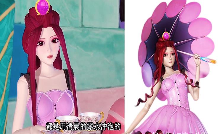 叶罗丽茉莉并非改模才变美早前的茉莉公主就像神仙姐姐