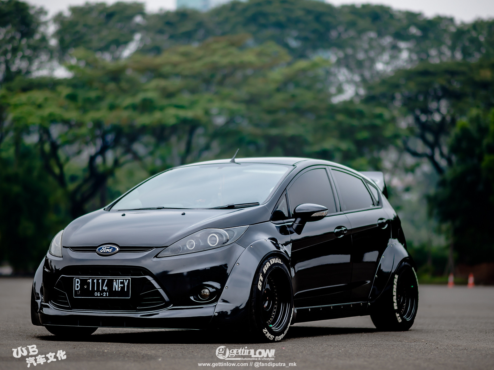 福特嘉年华铆钉宽体改装案例