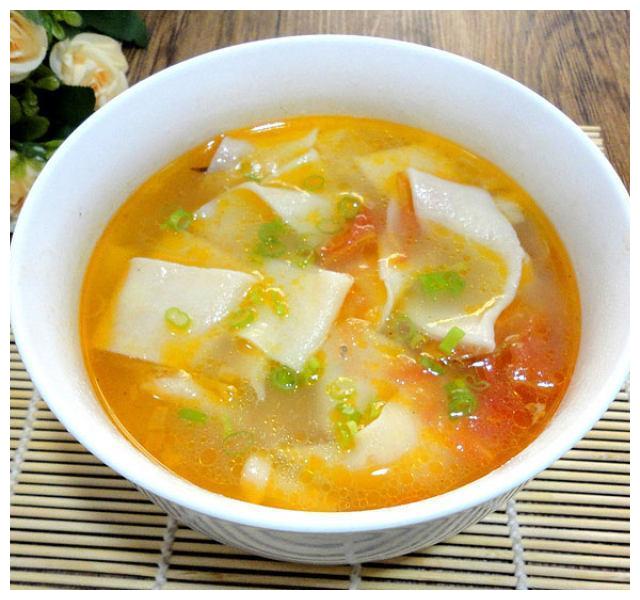 喝一碗西红柿面片汤,胃里暖暖的,疲劳就一扫而光