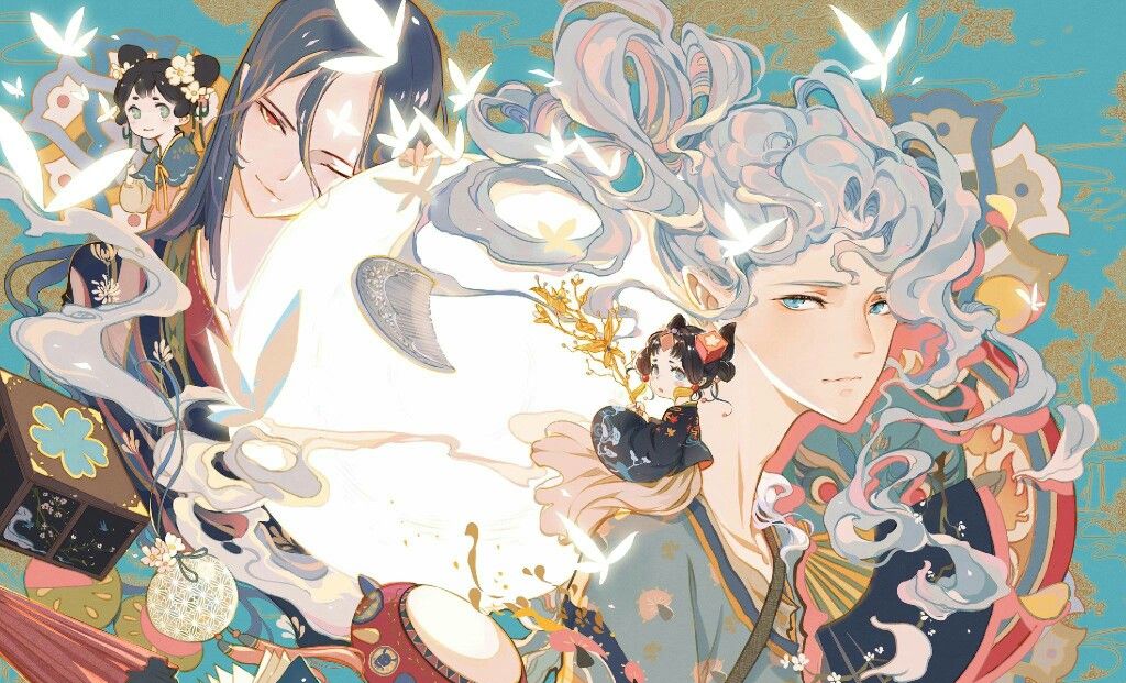 古风插画壁纸,相见争如不见,有情何似无情.