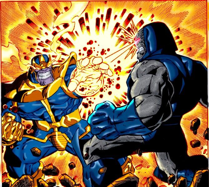 达克赛德vs灭霸图赏,如果这两大反派合拍一部电影就好咯!