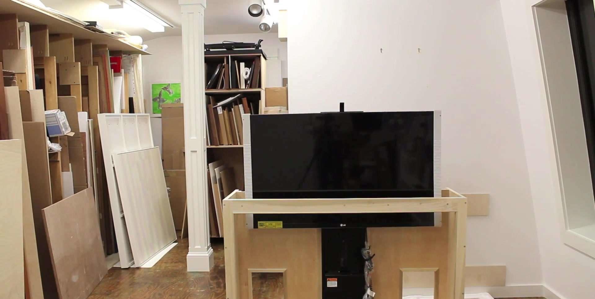 能够升降藏电视柜里的设计,果然不一样