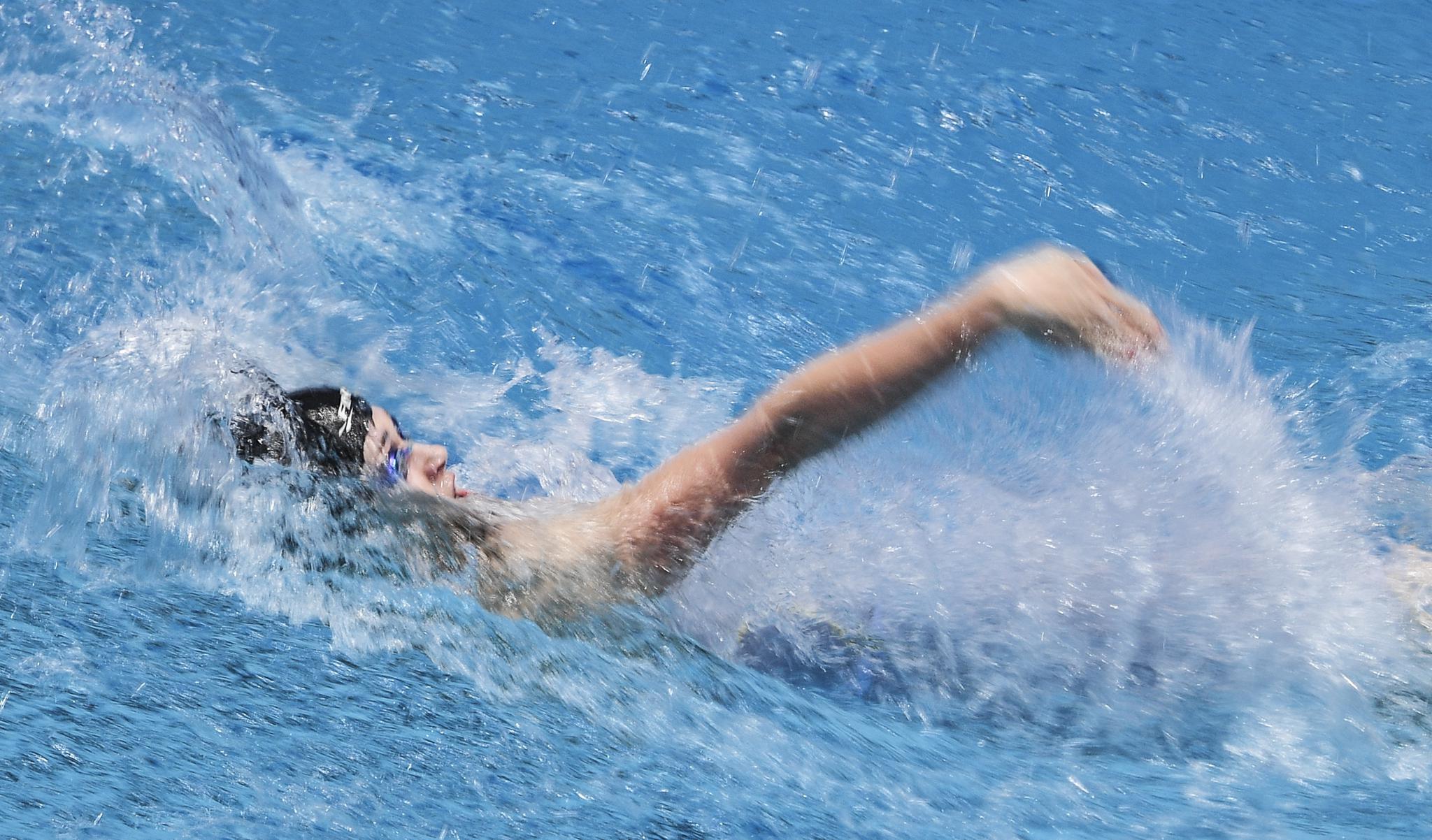 游泳——女子50米仰泳:美国选手斯莫利嘉夺冠