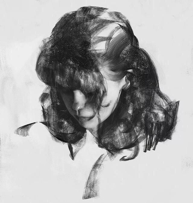 还在用铅笔炭笔画素描吗看看人家用软件画的素描头像