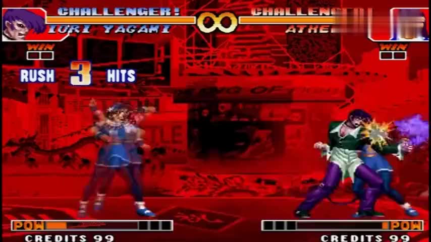 拳皇97暴走八神5个百合折的连击你见过吗