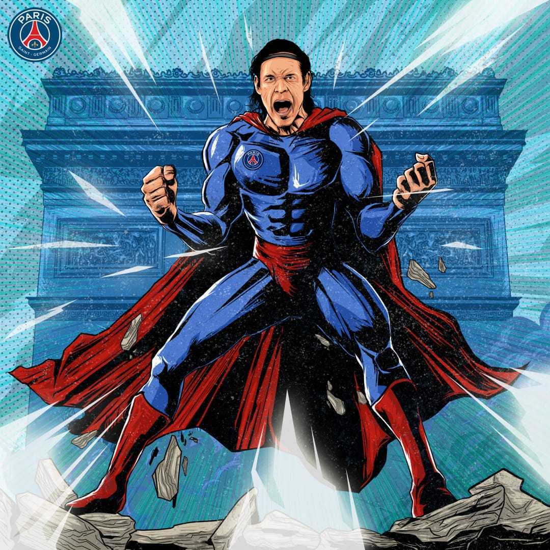 巴黎圣日耳曼足球俱乐部官方解析卡瓦尼在大巴黎的200粒进球_高清图集