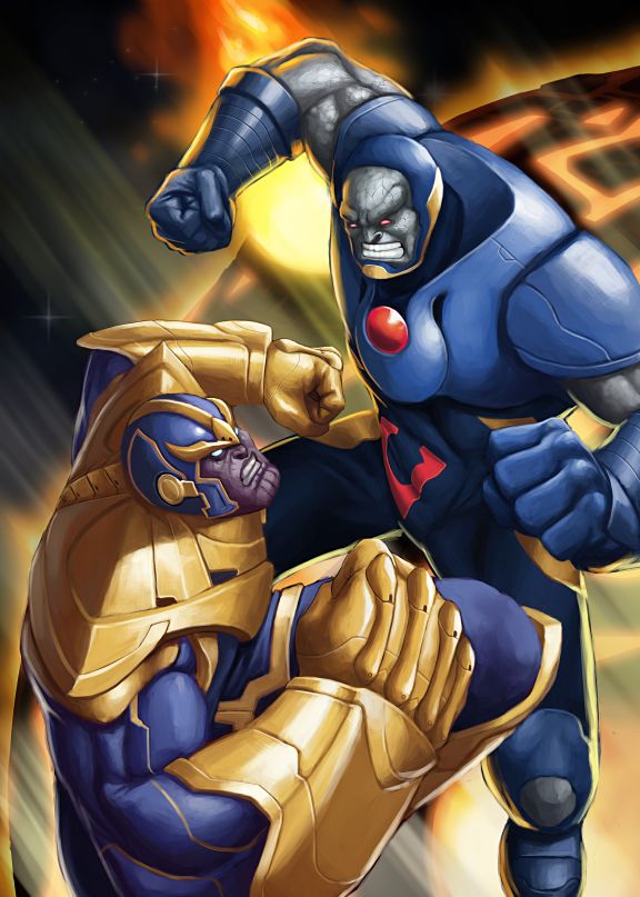 达克赛德vs灭霸图赏,如果这两大反派合拍一部电影就好咯!