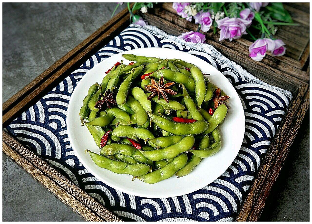 夏天夜宵high起来!五香盐水毛豆