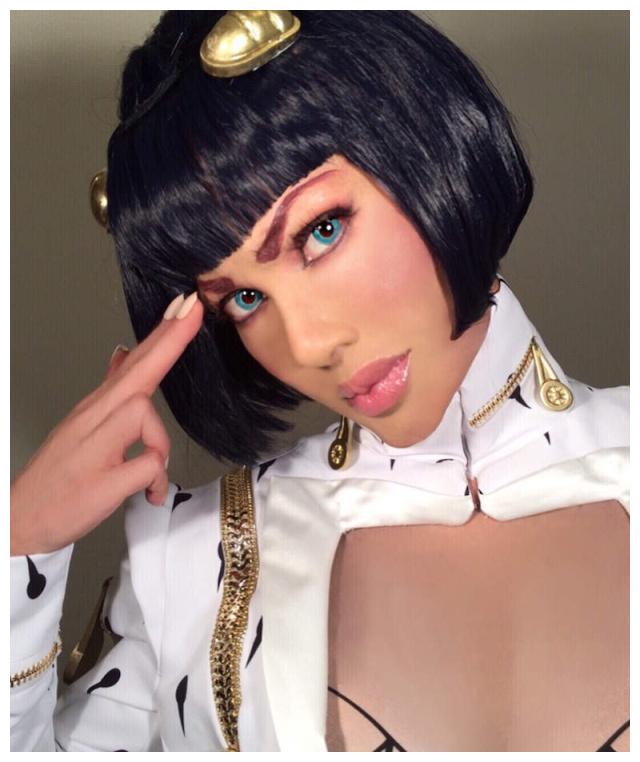 叶恭子cosplay布加拉提钢链手指没发动我觉得拉链也会自己撑开