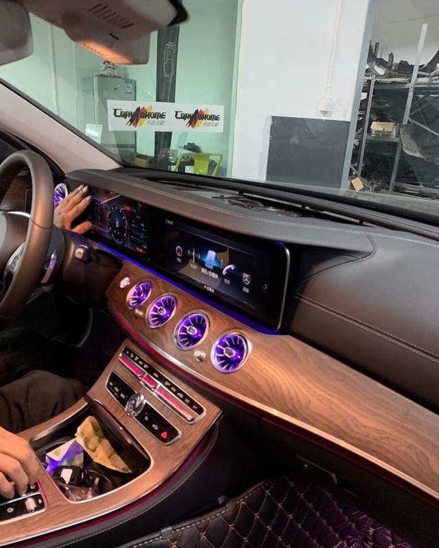 奔驰e300改原厂香氛负离子系统改万国表