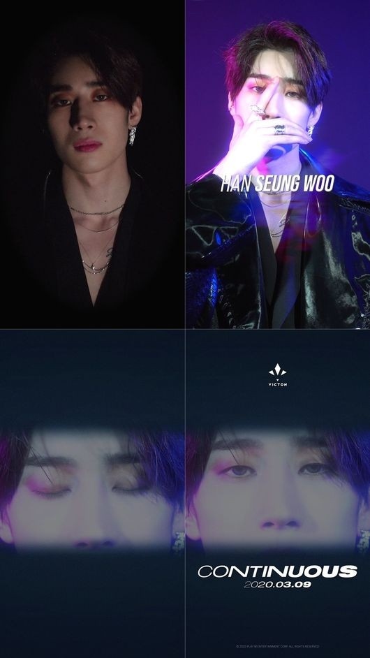 VICTON韩胜宇公开新专辑《CONTINUOUS》个人概念照片和海报