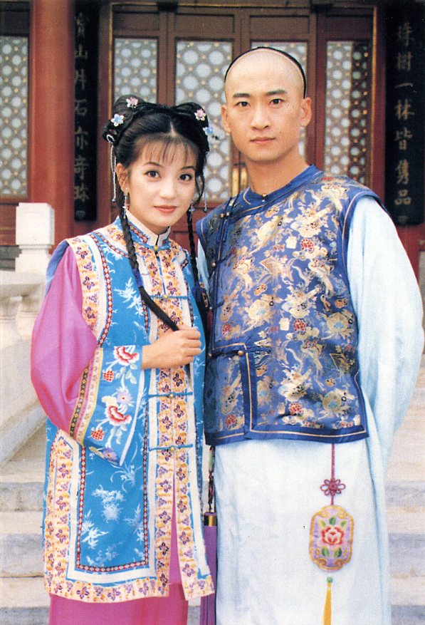 1998版的《还珠格格》,罕见剧照老照片,80后童年的美好回忆