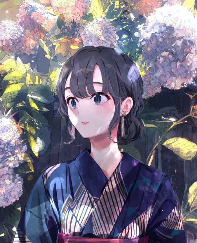 日推大春物插画师日系甜美少女插画壁纸 日推大春物插画师日系甜美少女插画壁纸