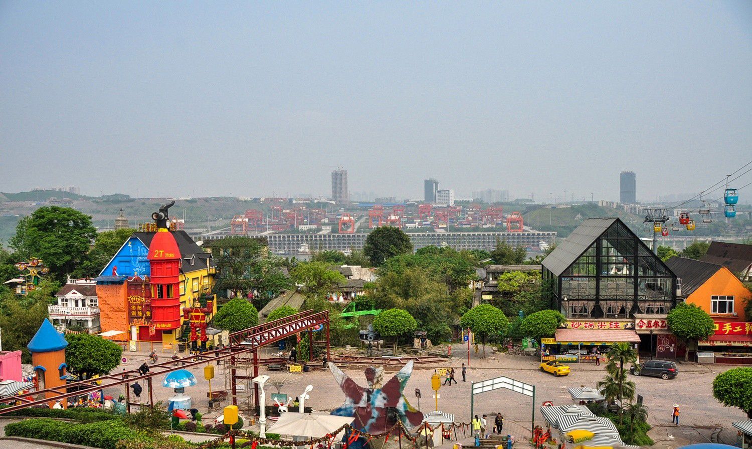 重庆洋人街风景实拍