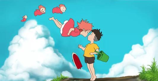 悬崖上的金鱼姬波妞变成人只为与宗介在一起是爱情还是友情