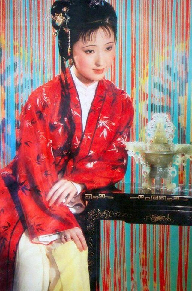 87版红楼梦林黛玉的唯美照,最后一幅图,美眸含泪尽显无奈