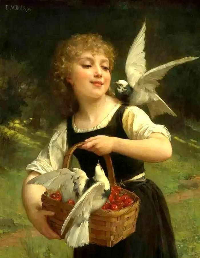 小天使萌萌的太可爱了12幅世界名画欣赏